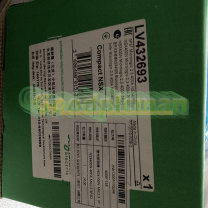 1PC LV432693 3P 400A MIC2.3 NSX400N Circuit Breaker
