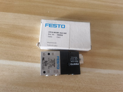 1PC Festo CPE10-M1BH-3GLS-M7 196916 Solenoid Valve