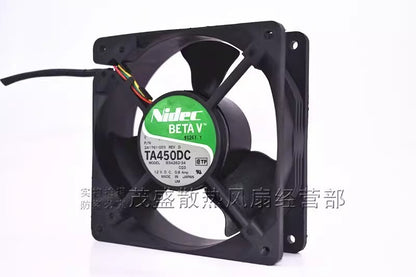 NIDEC TA450DC B34262-34 12038 DC12V 0.8A 12CM 3-Wire Silent Cooling Fan