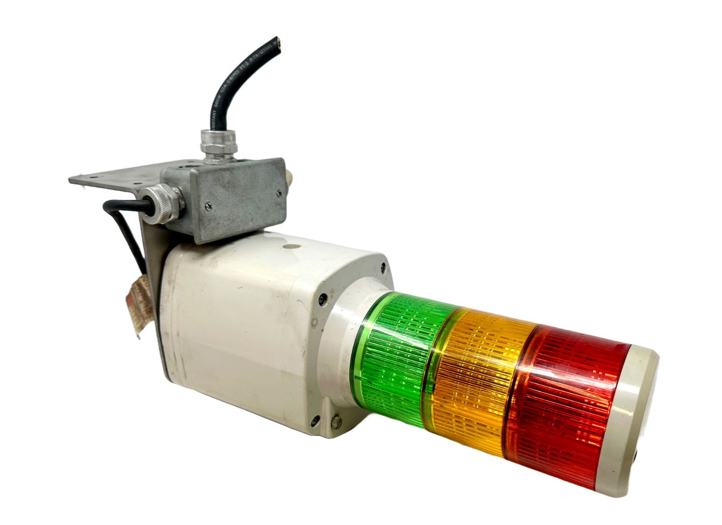 used Patlite LKEH-302FEUL-RYG Combination Alarm Signal Tower - P LITE