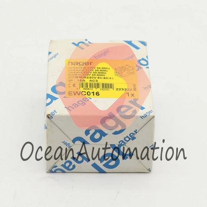 1PCS HAGER AC Contactor EWC016