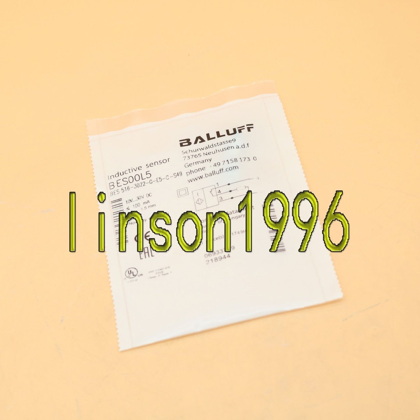 1PC BALLUFF BES 516-3022-G-E5-C-S49 Proximity Sensor, Spot Stock - BALLUFF