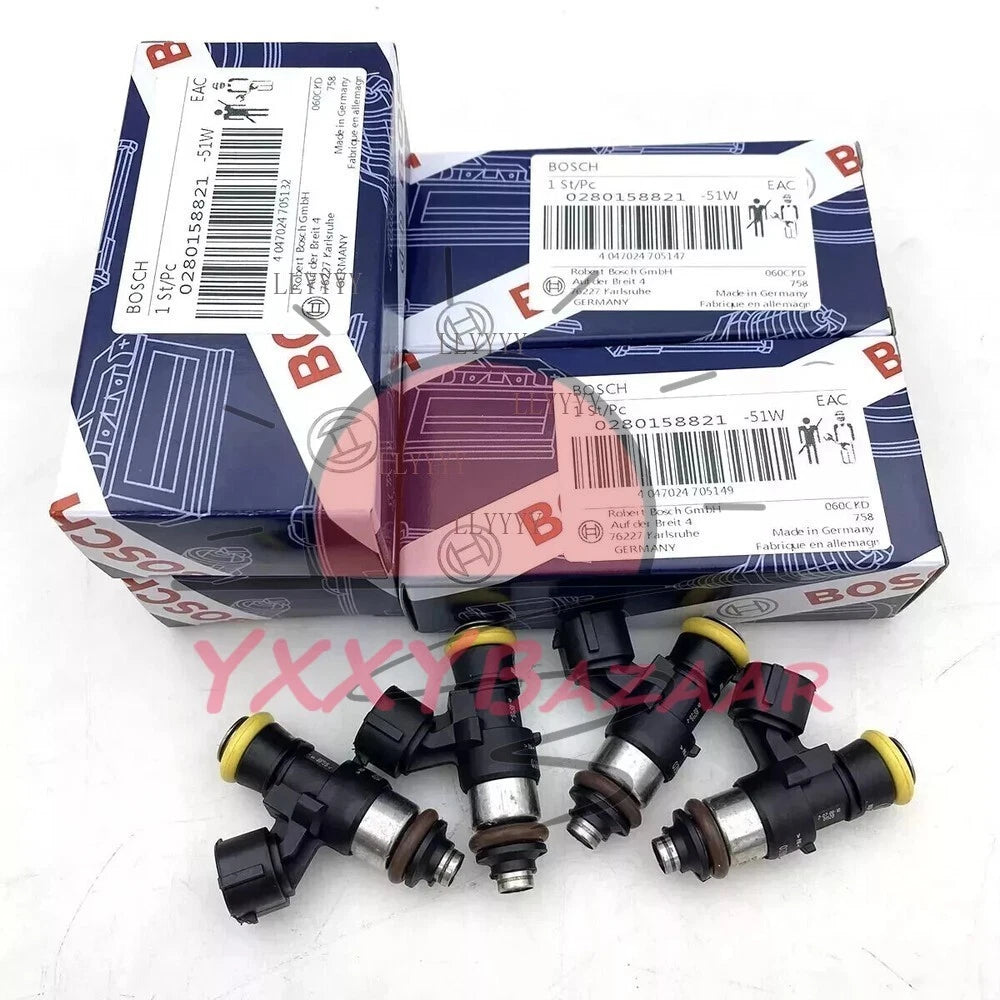 4Pcs Fuel Injectors 210lb 2200cc Fits for Acura B D F Series 0280158821