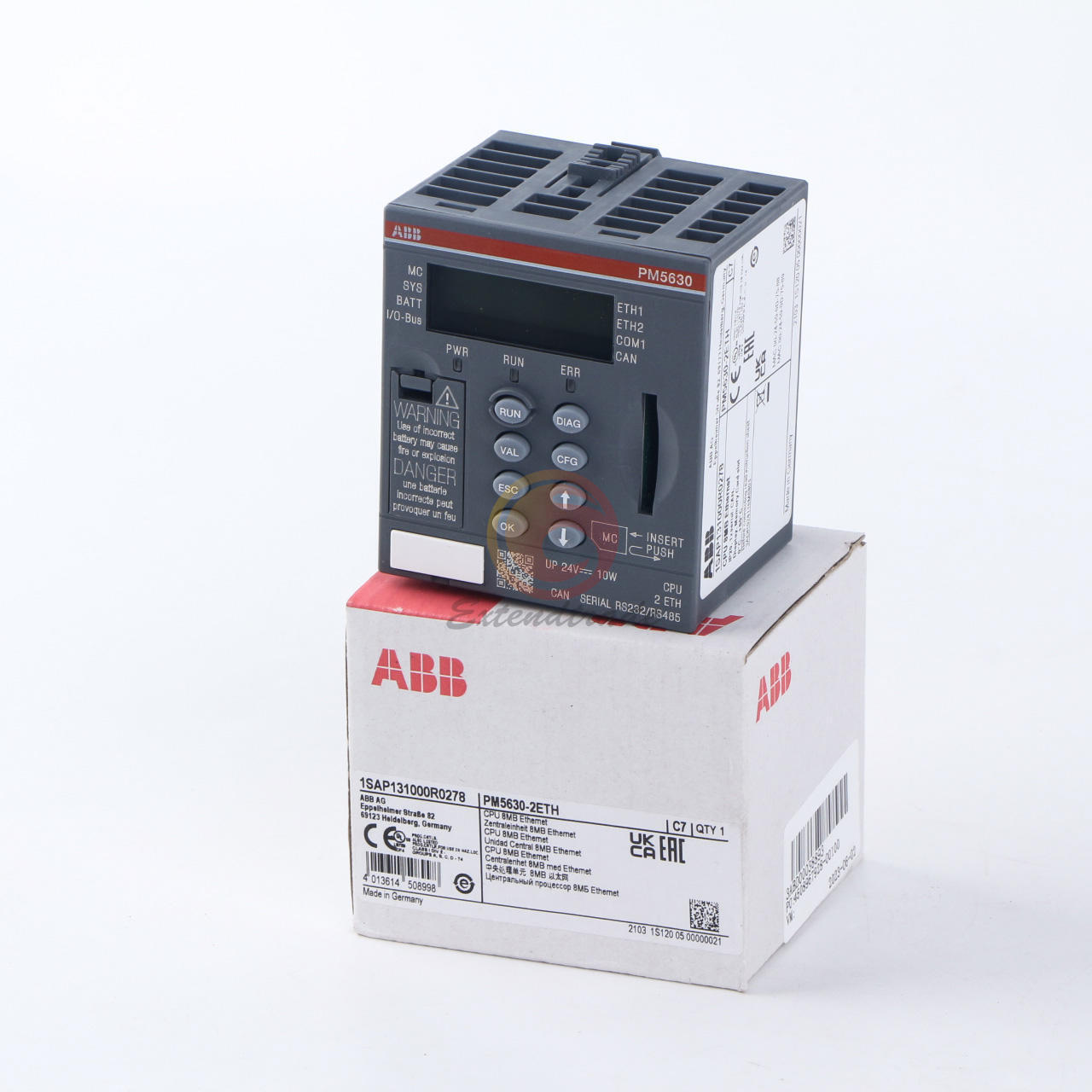 ABB PM5630-2ETH: 1-Port PLC Module for Industrial Automation | High Performance | Buy Online - ABB