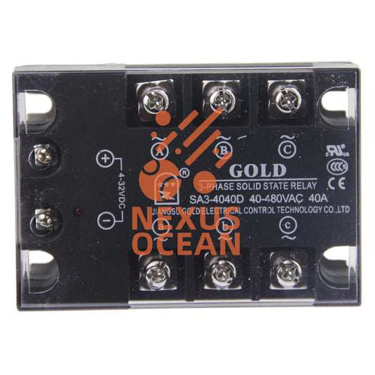 GOLD SA3-4040D 3-Phase Solid State Relay 40A 480VAC