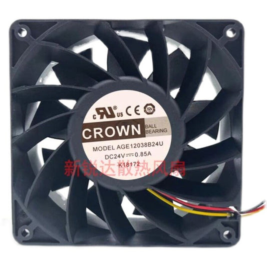 CROWN AGE12038B24U 12038 DC24V high air volume violent cooling fan