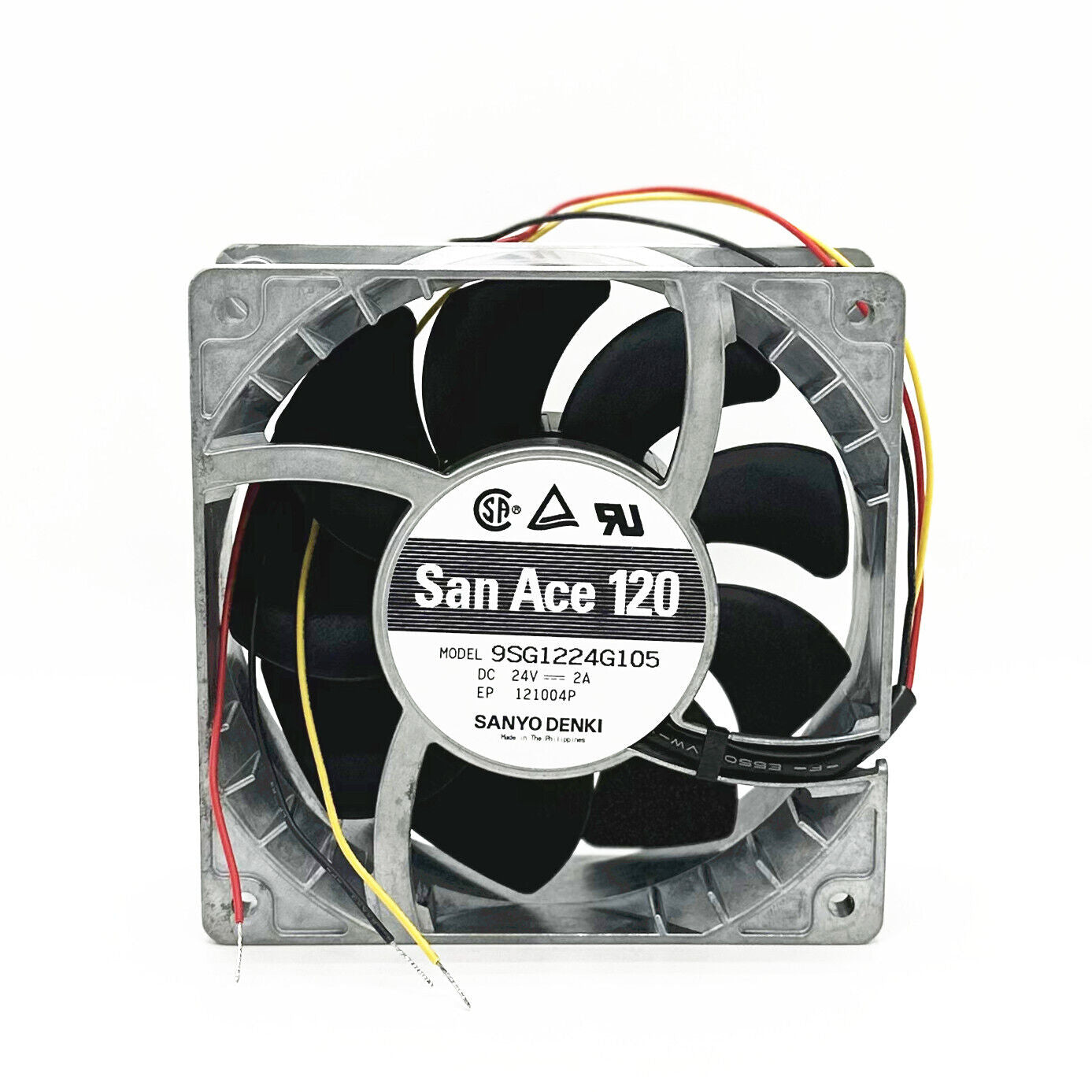 new Sanyo SAN ACE 120 9SG1224G105 12038 24V 2A High Air Volume metal Fan 3-wire - SANYO