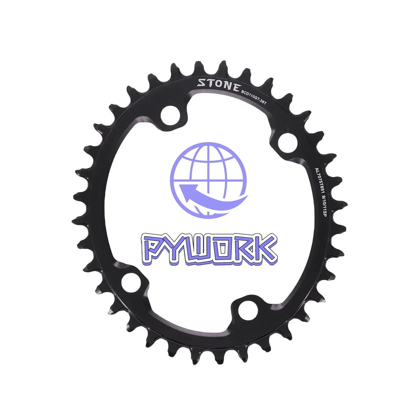 Stone Oval Bike Chainring 110BCD for Shimano Gravel GRX RX810 RX600 36T to 60T