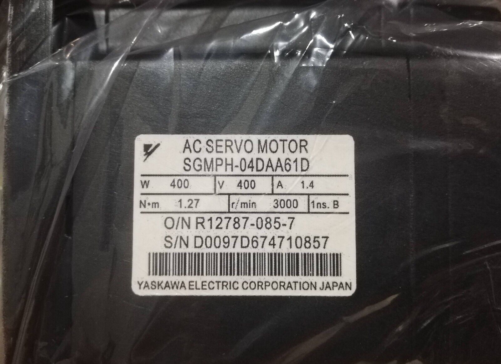 YASKAWA SGMPH-04DAA61D AC Servo Motor - YASKAWA