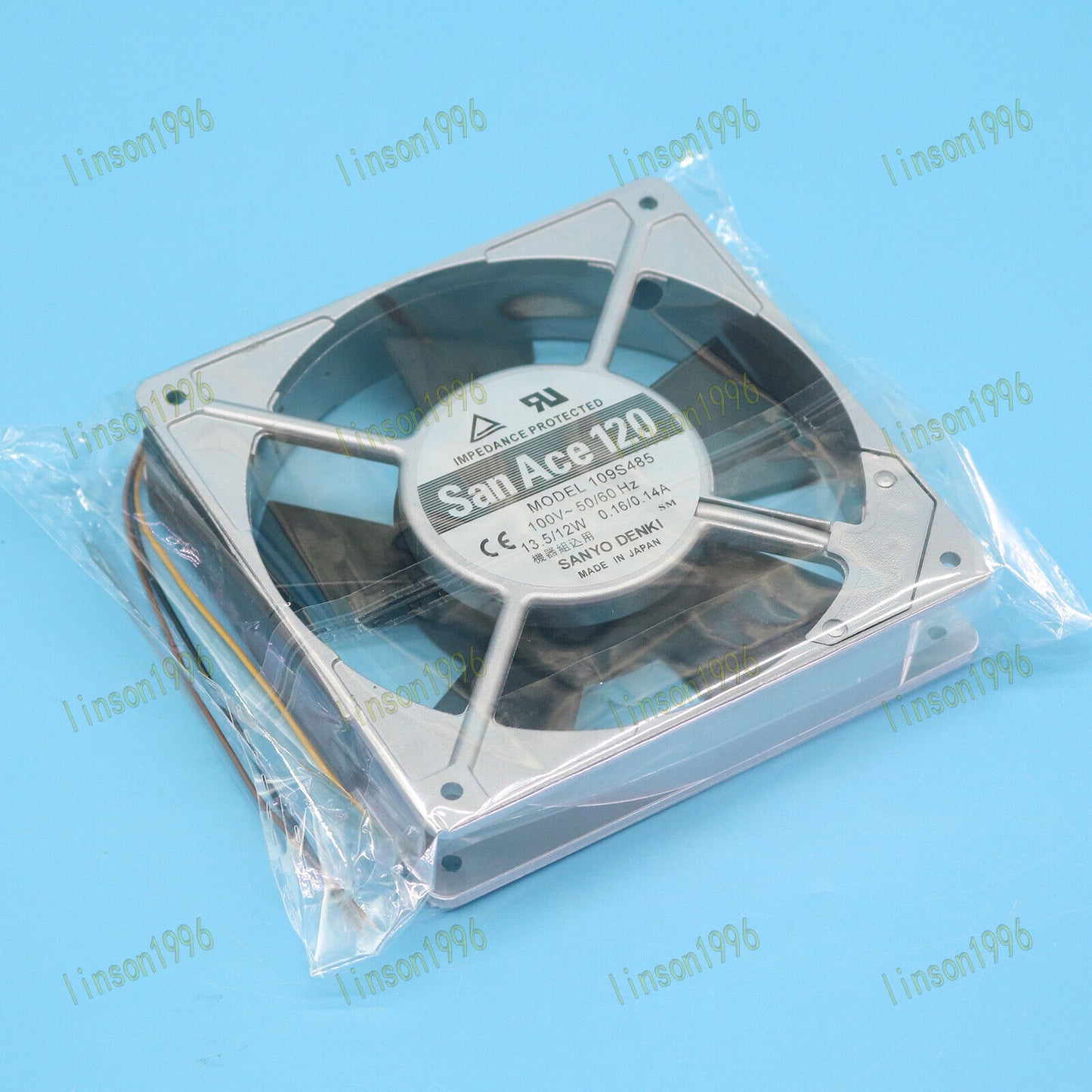 109S485 Cooling Fan 13.5/12W 0.16/0.14A FAST SHIP - SANYO