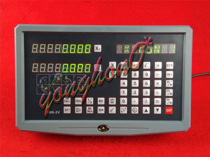 new SNS-2V 2 Axis DRO Digital Display Readout For Milling Lathe Machine - SNC