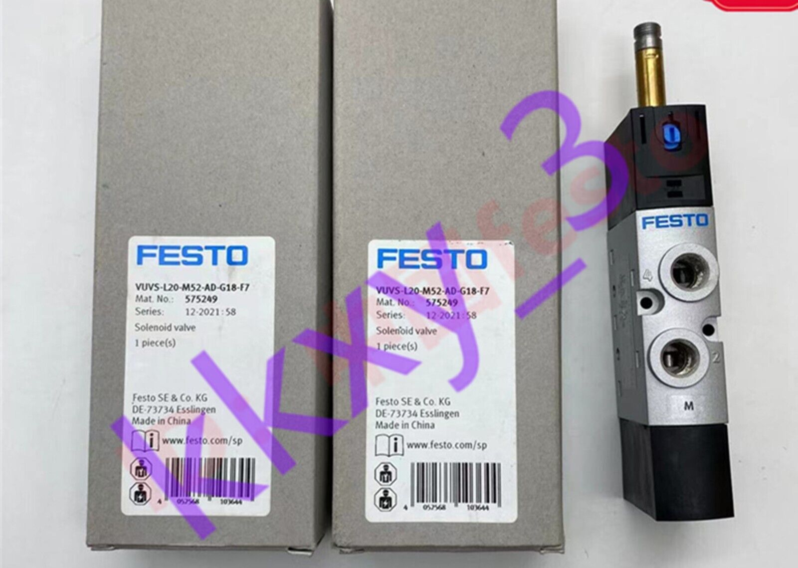 FESTO solenoid valve 575249 VUVS-L20-M52-AD-G18-F7 - FESTO