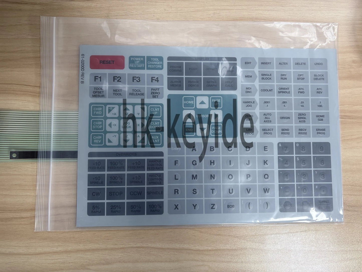 1PC For HAAS 61-0200 61-0200D 61-0200B Membrane Switch keypad keyboard