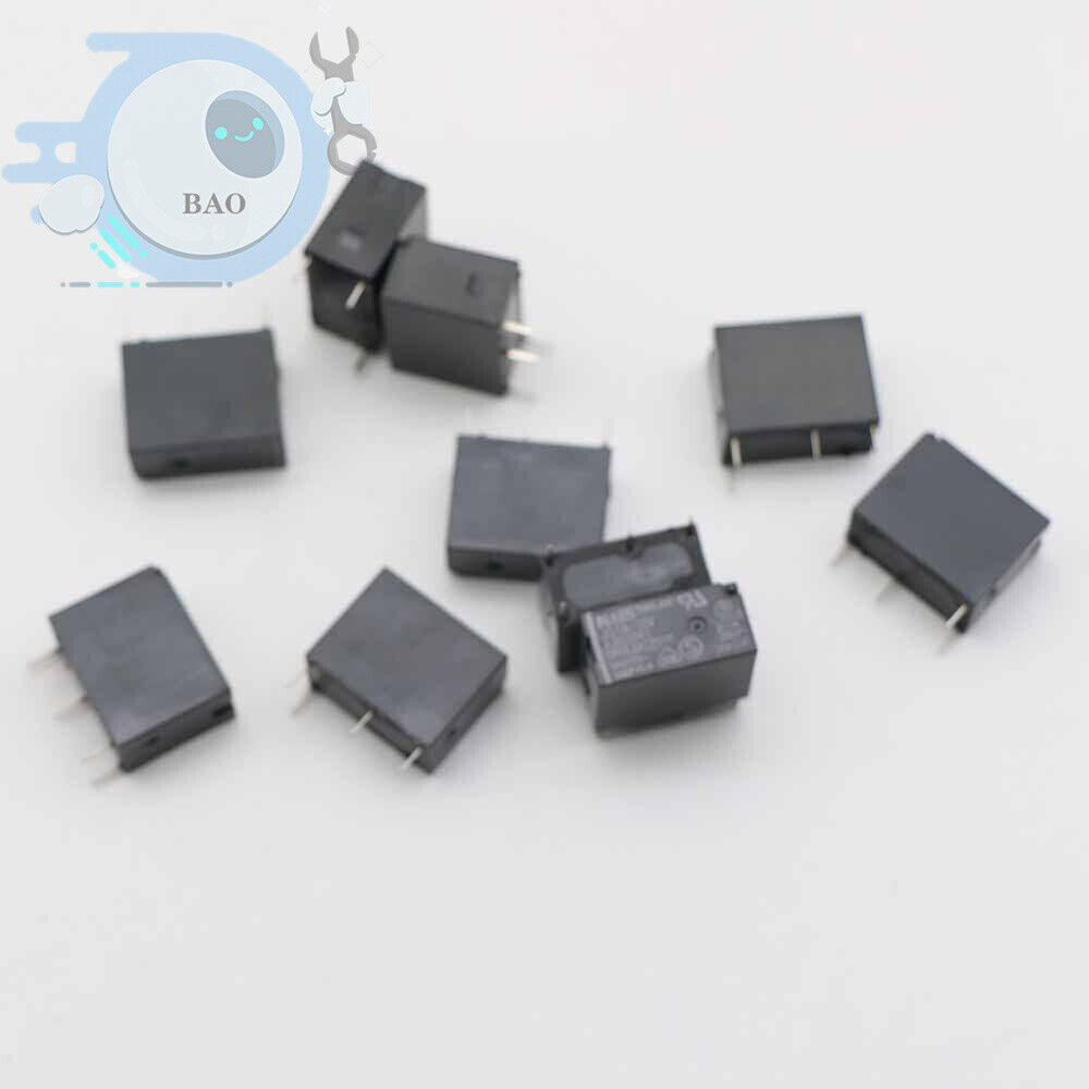 new 10PCS NAIS JQ1a-12V AJQ3341 12VDC General Purpose Relay 5A 4 Pins