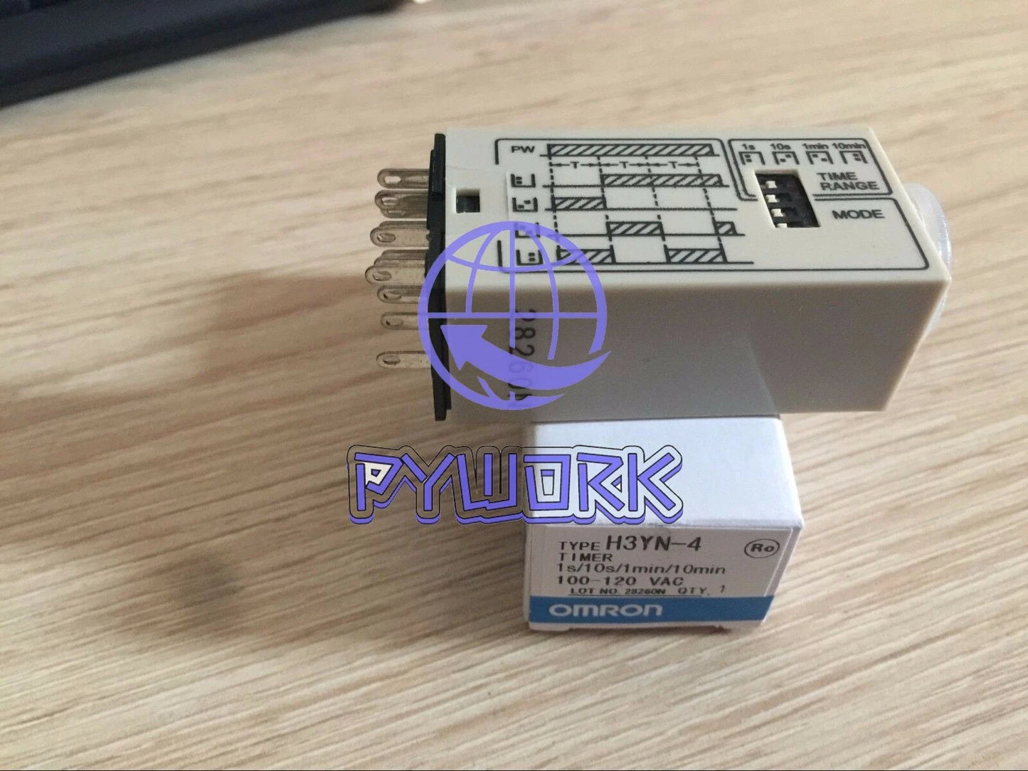 1PC OMRON RELAY H3YN-4 100-120VAC