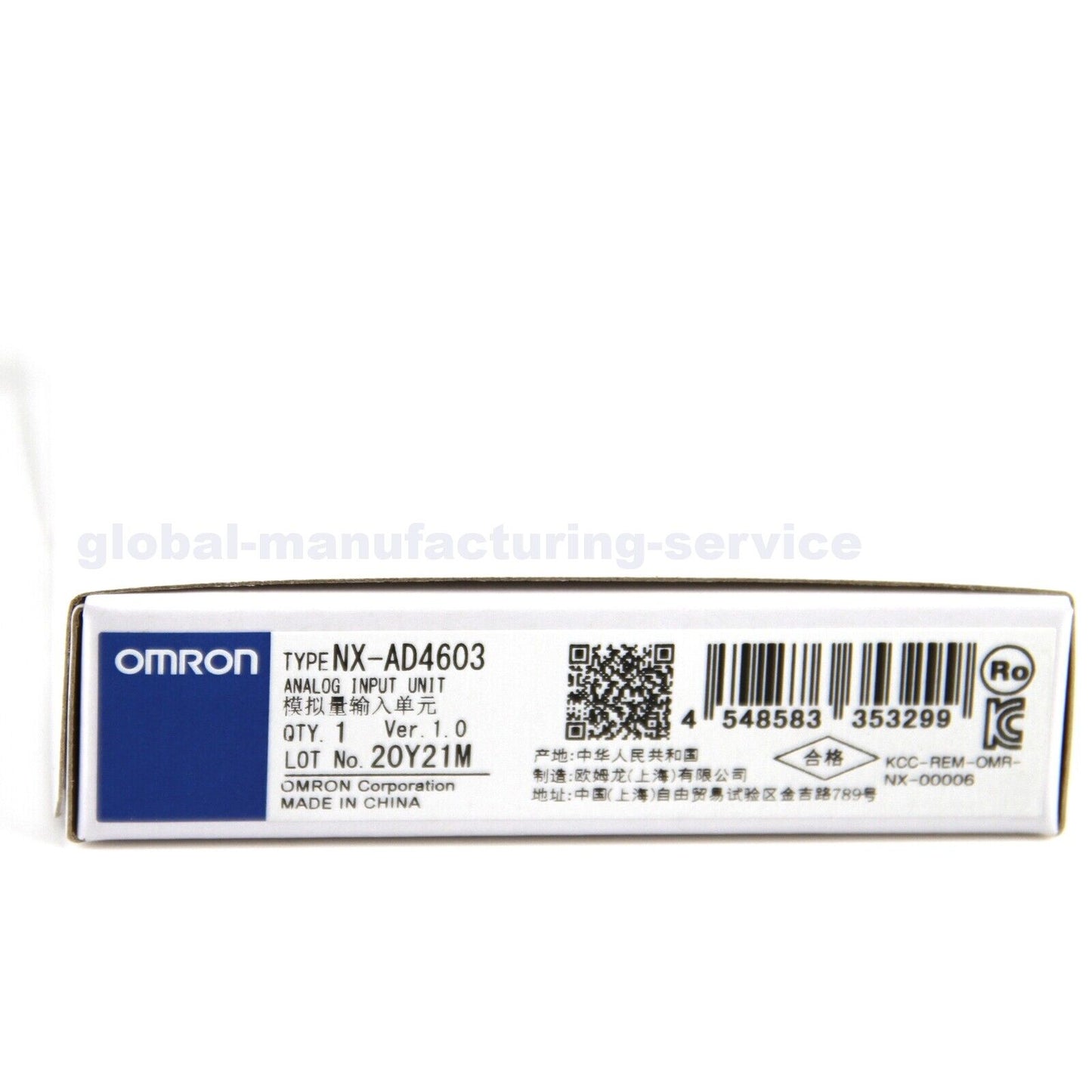 OMRON NX-AD4603 Analog Input Unit NX-AD4603 - OMRON
