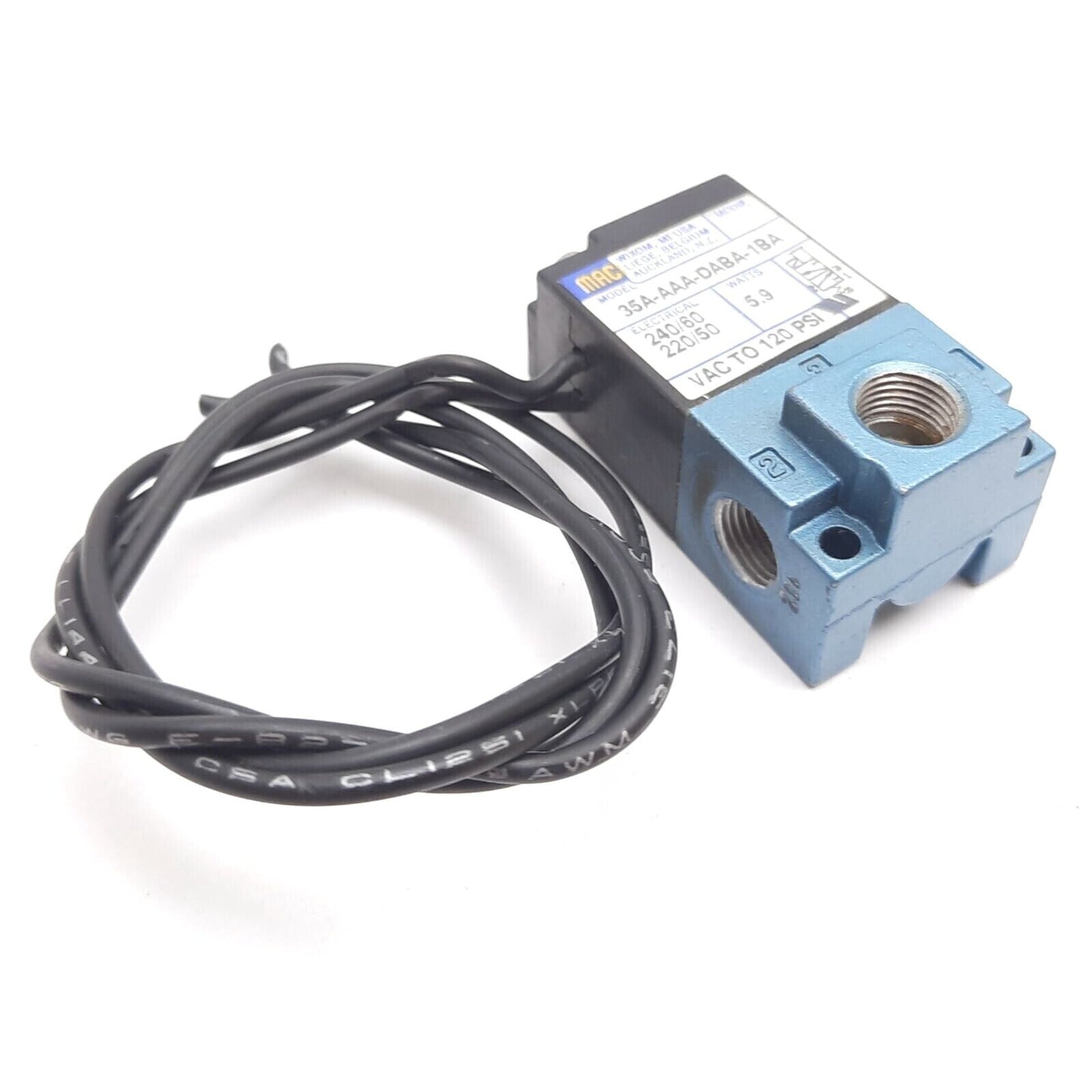 MAC 35A-AAA-DABA-1BA Solenoid Valve - MAC