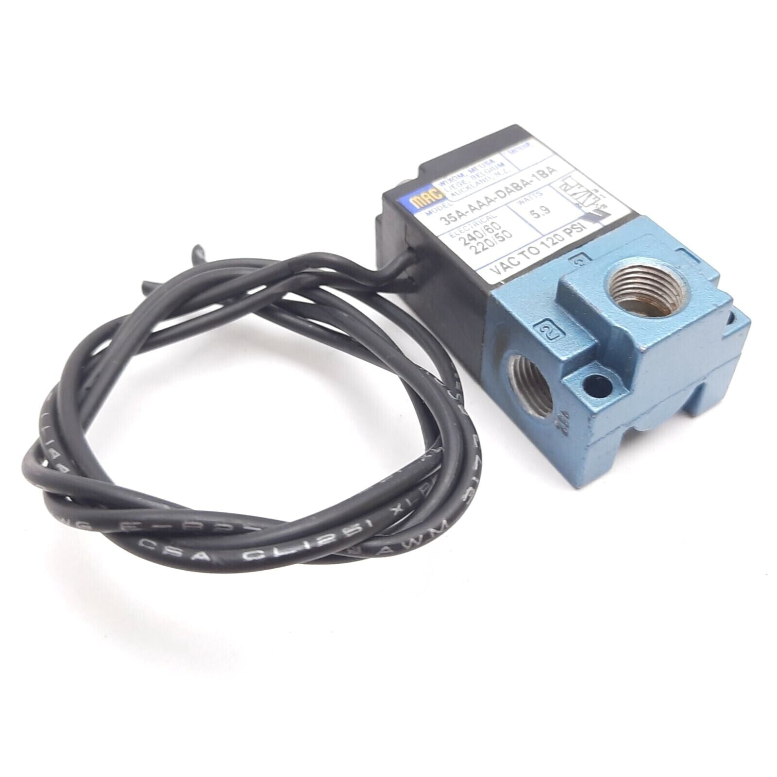 new  MAC 35A-AAA-DABA-1BA Solenoid Valve MAC