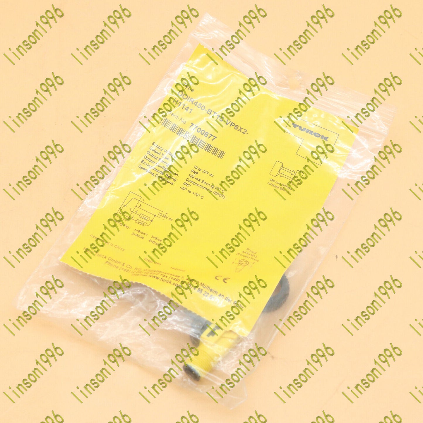Turck Proximity Sensor DOIR450-BT18-VP6X2-H1141 Fast Delivery - TURCK