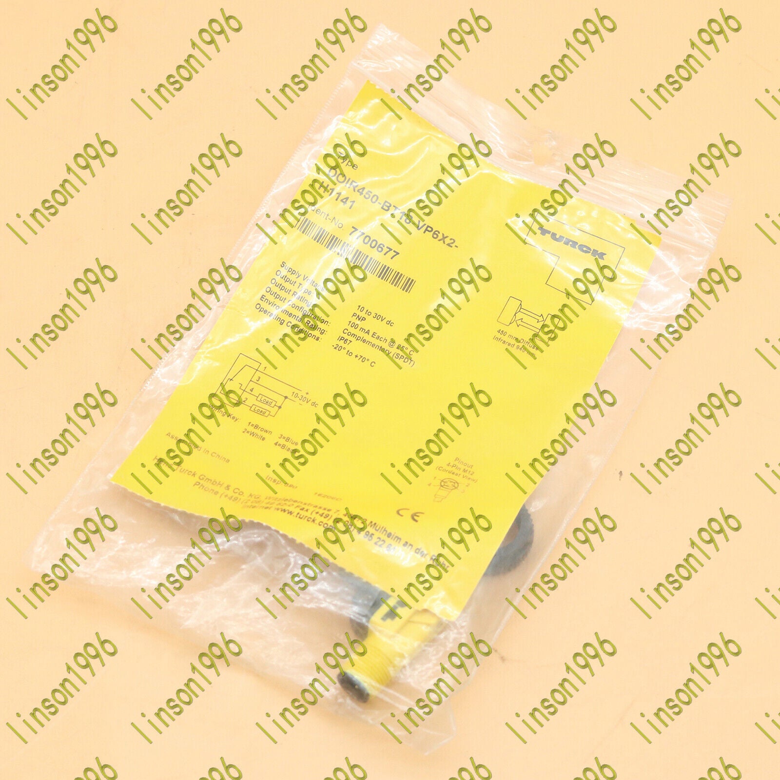 Turck Proximity Sensor DOIR450-BT18-VP6X2-H1141 Fast Delivery - TURCK