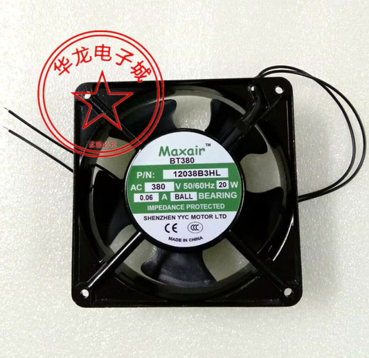 1pcs  Maxair BT380 12038B3HL 380V 20W 0.06A axial flow AC fan