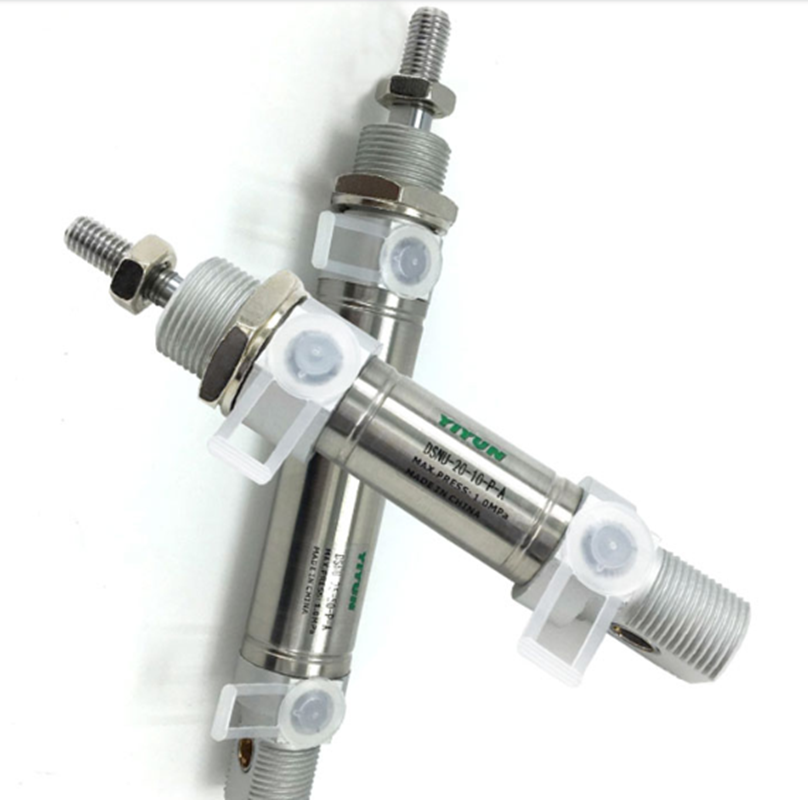 New 1-PC Double Acting Mini Pneumatic Components Cylinder - ABC PNEUMATIC