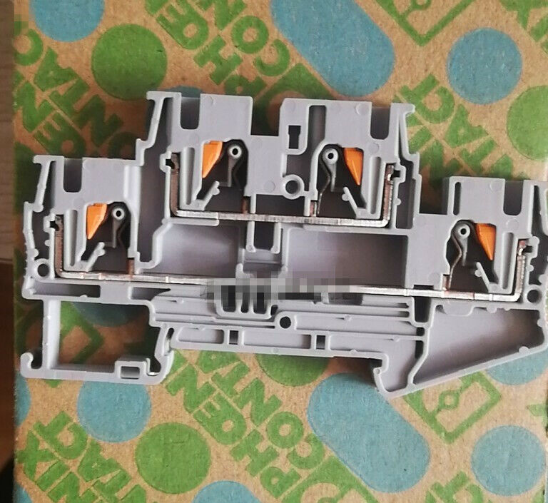 new 50pcs Feed-through Terminal Double Layer Quick Wiring PTTB 4 -3211786 - KOEED