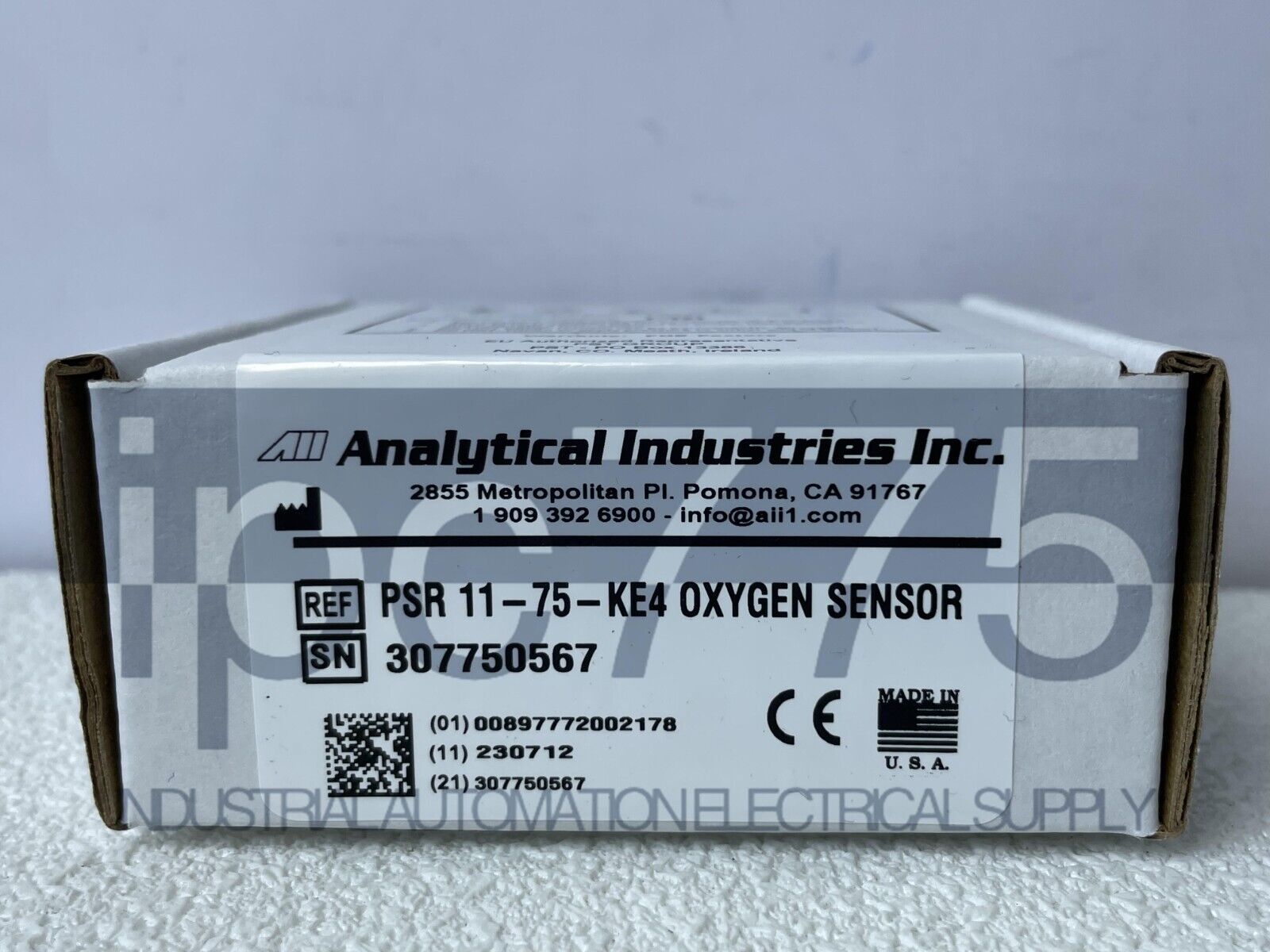 VELA Oxygen Sensor PSR11-75-KE4 - VELA