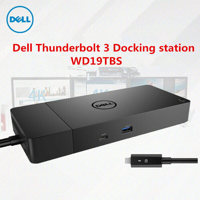 new  DELL External Thunderbolt 3 USB Type-C Dock Docking Station Adapter WD19TBS