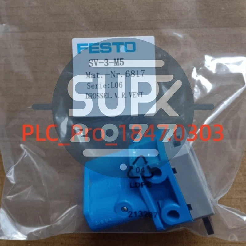1PCS FESTO SV-3-M5 front panel valve 6817 SV3M5 #su