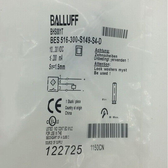 Proximity sensor BES 516-300-S149-S4 - BALLUFF