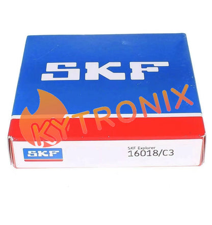 SKF 16018/C3 single row deep groove ball bearing 1PCS