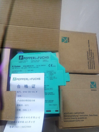 new 1pcs PEPPERL+FUCHS Safety Barrier KFA6-SR2-EX1.W Part No. 103374 - PEPPERL+FUCHS