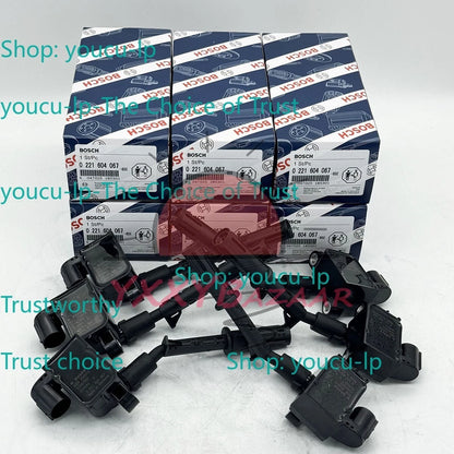6PCS BOSCH Ignition Coil For Mercedes 2011-2016 C350 E400 GLE350 GLK350 ML350