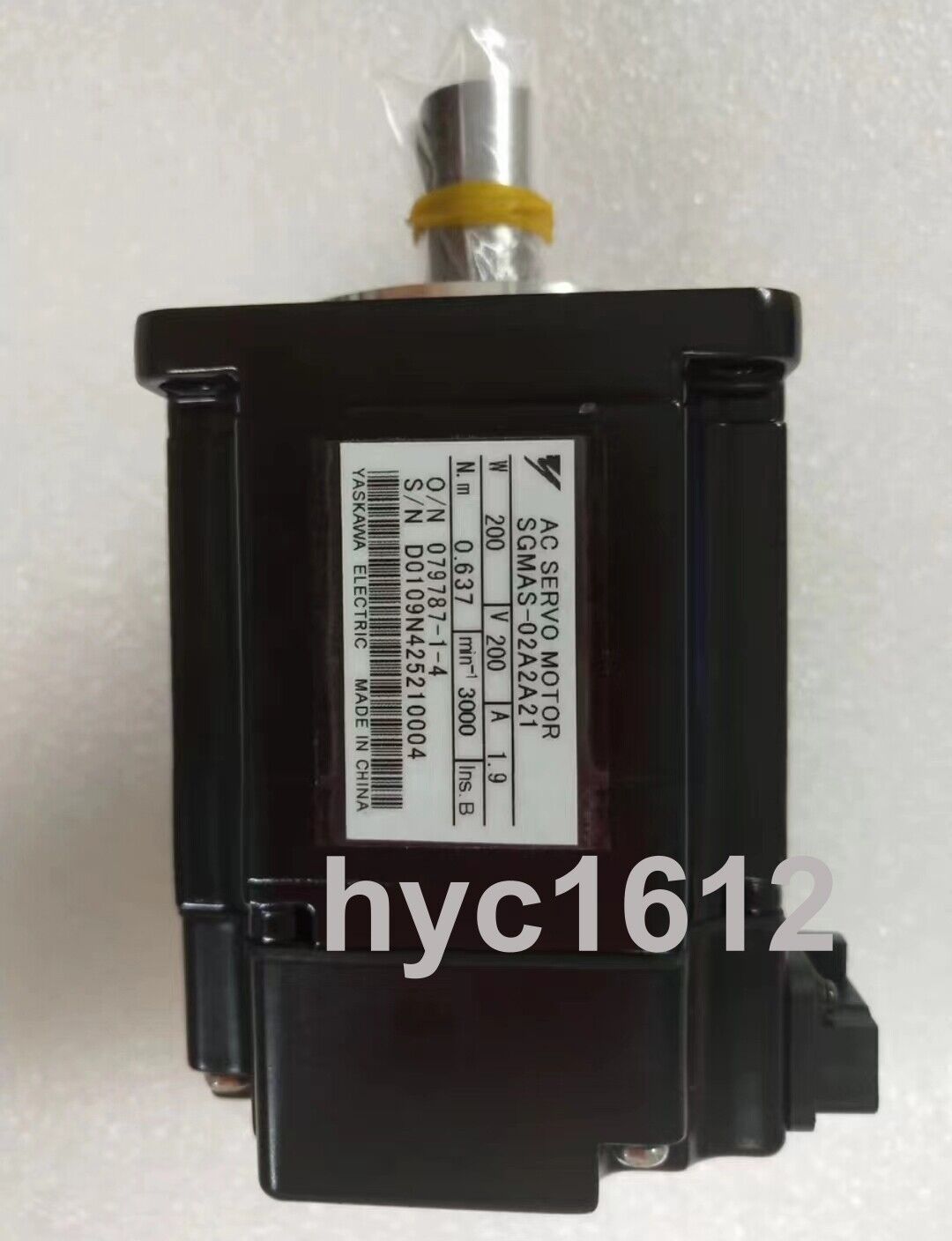 Yaskawa SGMAS02A2A21 AC Servo Motor - YASKAWA