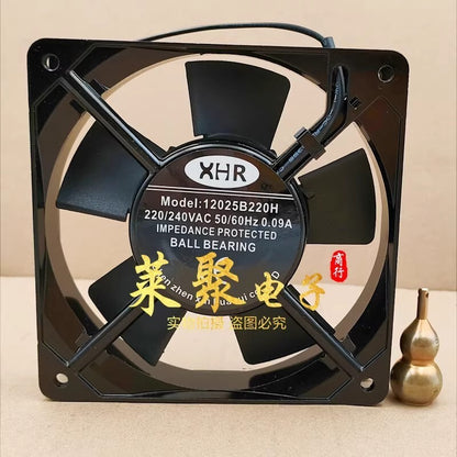 XHR 12025B220H 220V/240VAC 0.09A Metal Cooling Fan