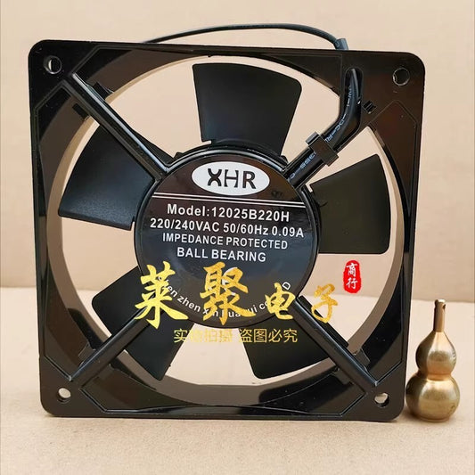 XHR 12025B220H 220V/240VAC 0.09A Metal Cooling Fan