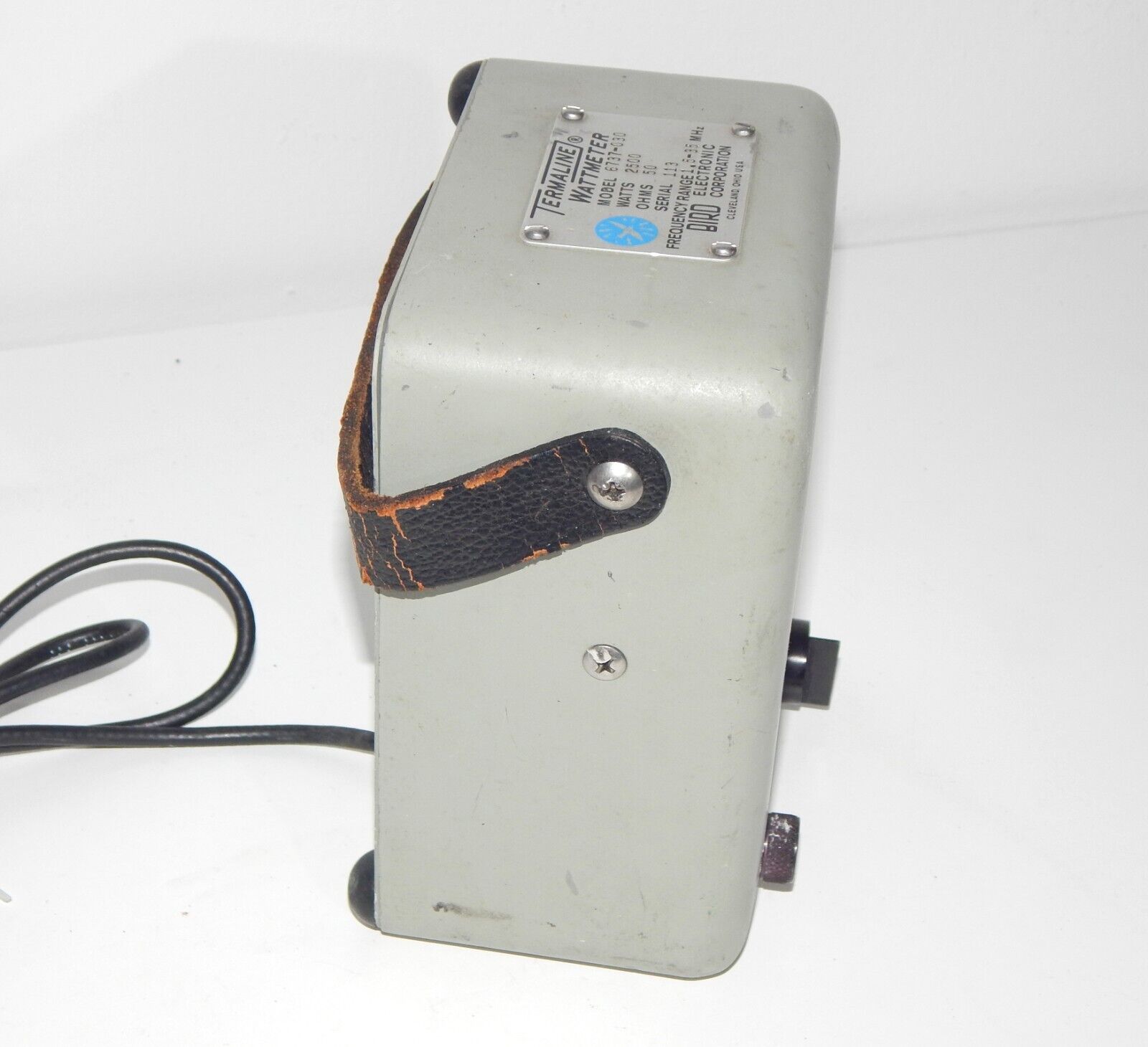 BIRD 6737 + 6737-030 Wattmeter 2500W 25-1000 MHz 1.5-35 MHz - TERMALINE