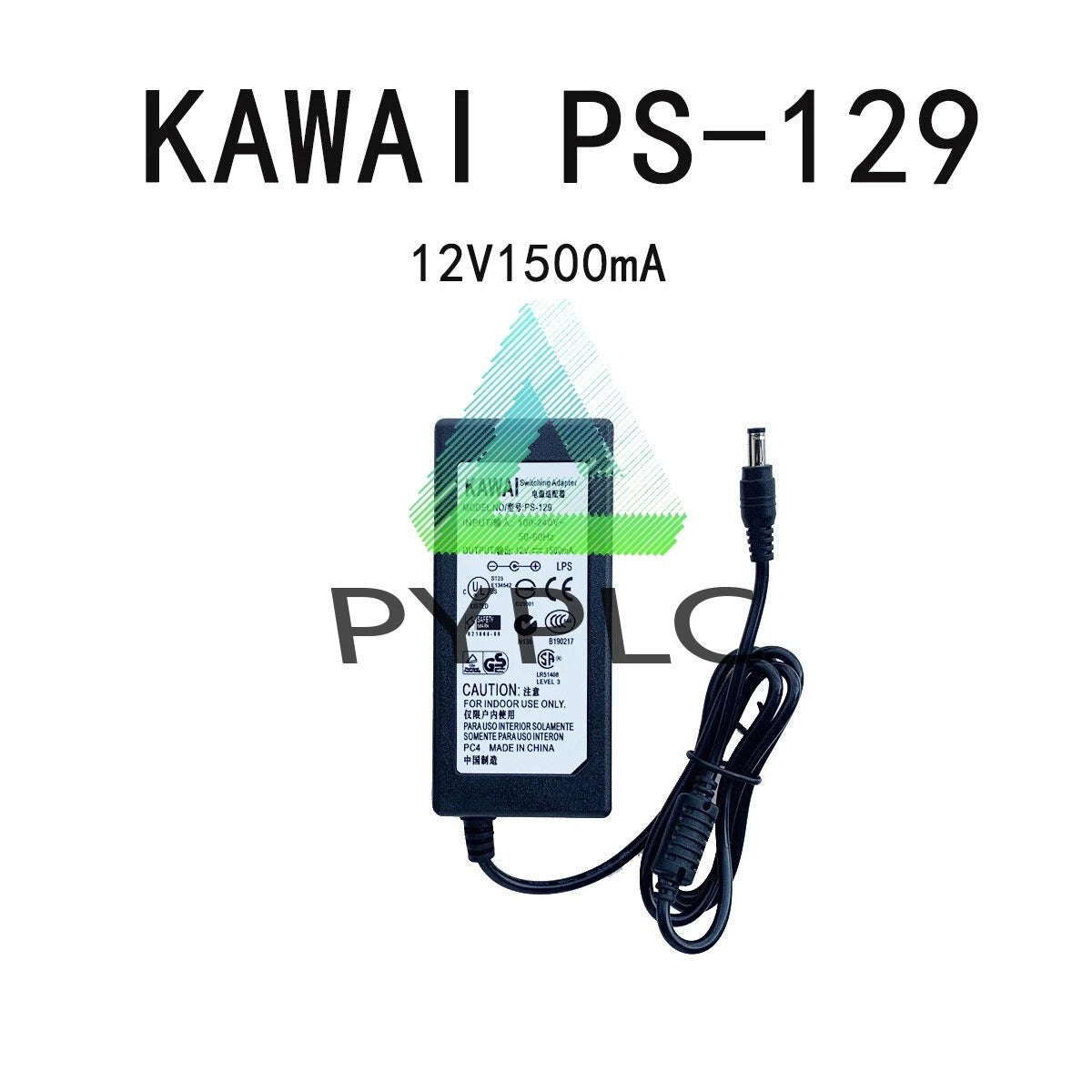 1Pcs 12V1.5A PS-129 KAWAI ES100 es110 Digital Electric Piano Power Adapter Cable