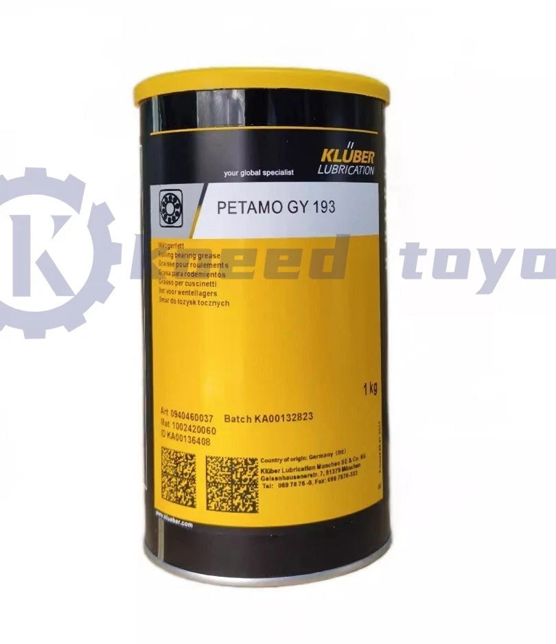 KLUBER Lubrication PETAMO GY 193 Grease 1Kg ( 2.2 LB/ 35.3 oz) free ship ~