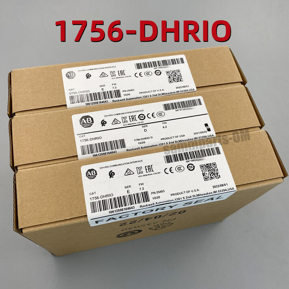 Allen-Bradley Controllogix DH Plus RIO Comms Module AB 1756-DHRIO NEW Sealed - ALLEN-BRADLEY