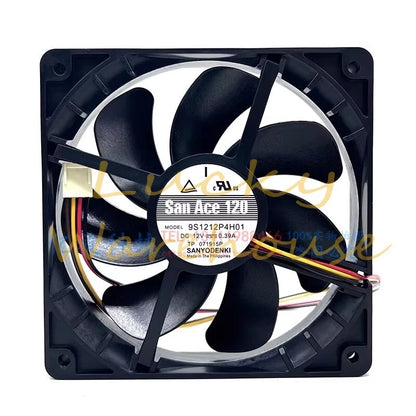 Sanyo 9S1212P4H01 DC12V 0.39A 4-Pin Cooling Fan