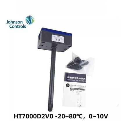 new 1pc Johnson HT7000D2V0 -20~80℃，0~10V Duct Temperature Transmitter Sensor - JOHNSON