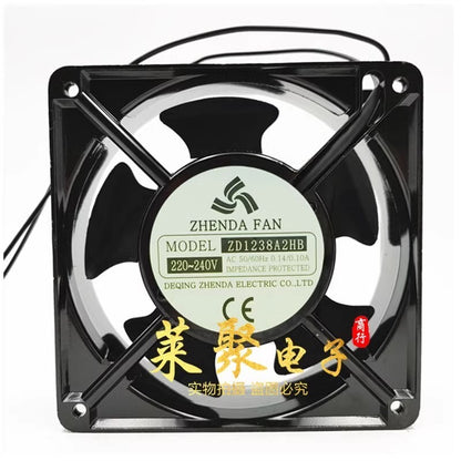 1PCS ZD1238A2HB 12038 220V-240V 0.14A/0.10A Axial Cooling Fan