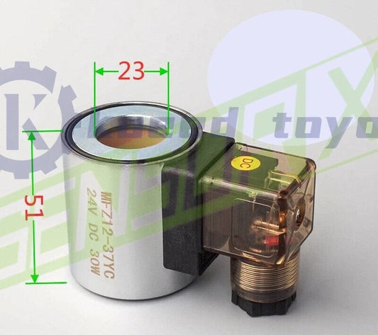 MFZ12-37YC 24V Hydraulic solenoid valve coil inner hole 23mm