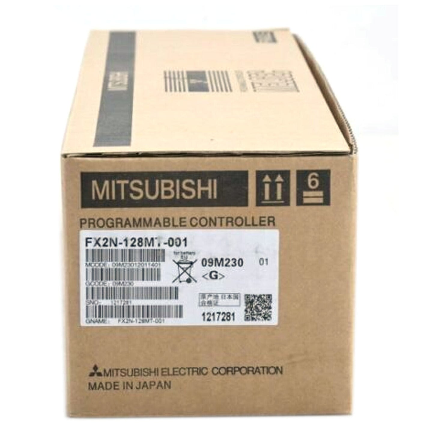 1PC Mitsubishi FX2N-128MT-001 PLC Relay Output Programmable Controller - MITSUBISHI