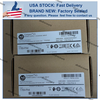 Allen-Bradley SER A 1769-PA4 Power Supply Module NEW IN BOX - ALLEN-BRADLEY