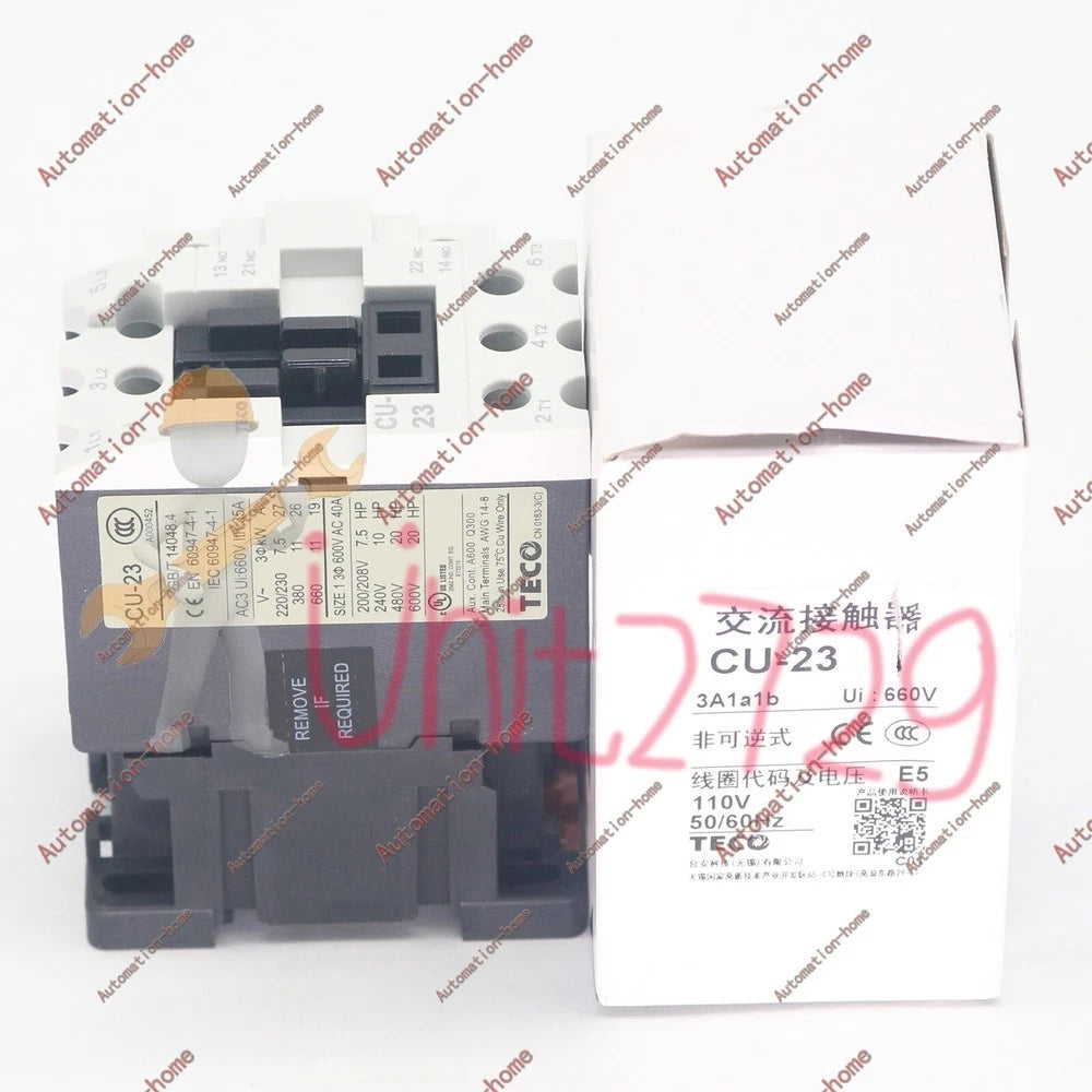 1PC TECO CU-23 AC110V AC Contactor #un
