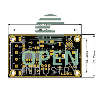 1PCS PAM8406 5W + 5W Digital HIFI Audio Stereo Amplifier Board for Speaker