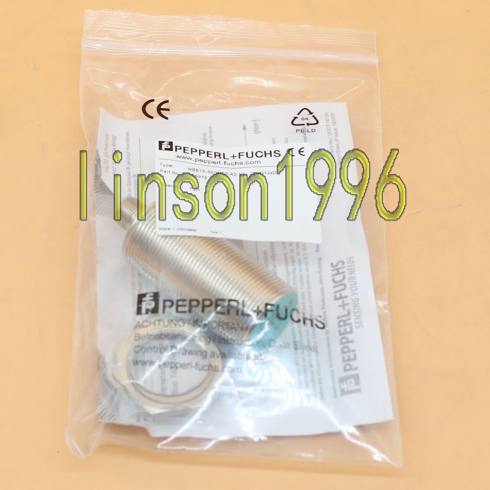 PEPPERL+FUCHS NBB15-30GM60-A2-V1 PROXIMITY SENSOR - PEPPERL+FUCHS